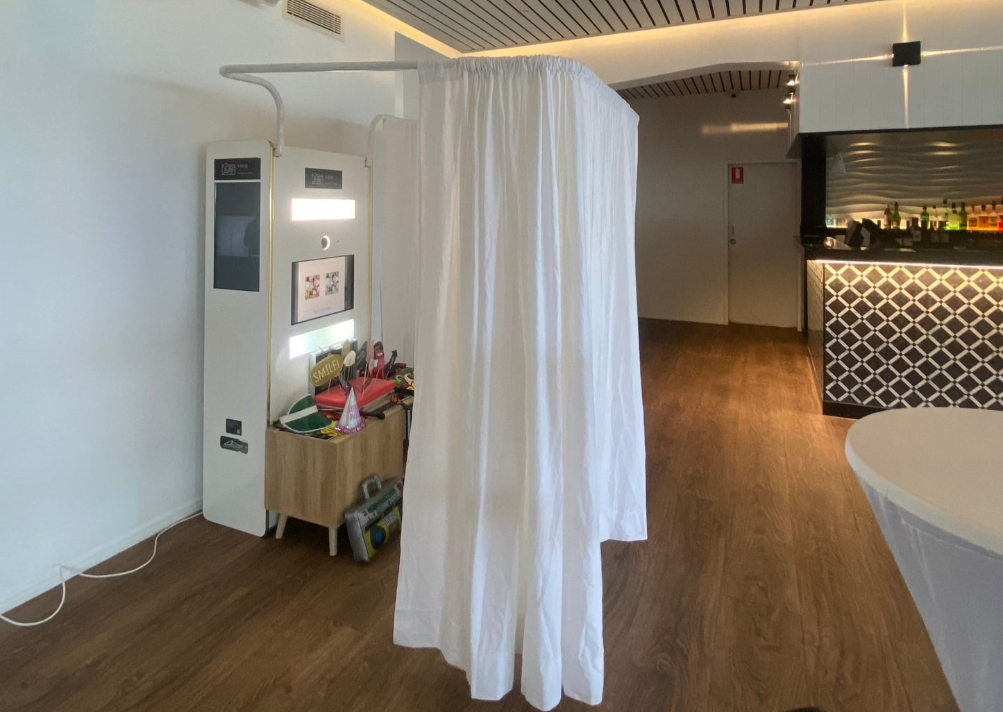 Custom Curtain Style Photo Booth