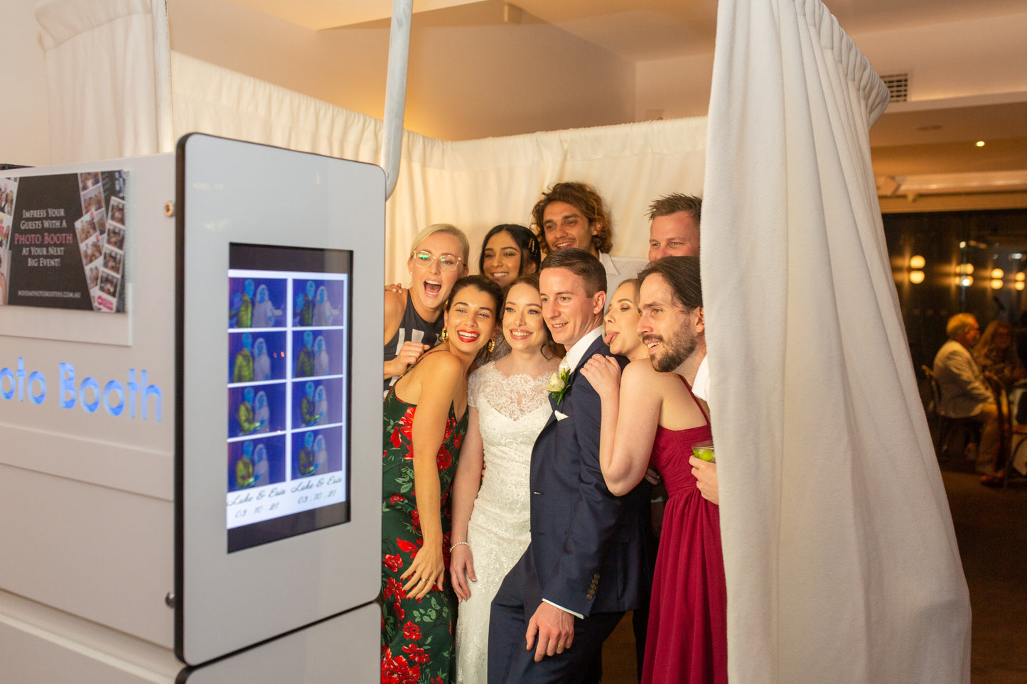 Custom Curtain Style Photo Booth